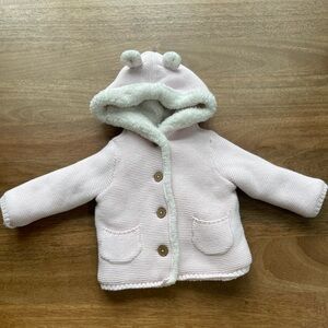 Carter's Pink Knit Jacket with Hood